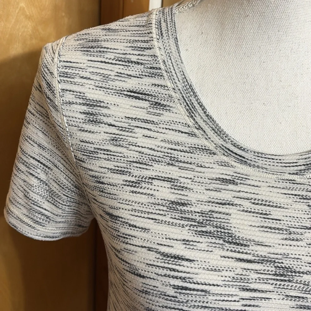 Lululemon Beat The Heat Short Sleeve Tiger Space Dye Shirt See Through Mesh Back